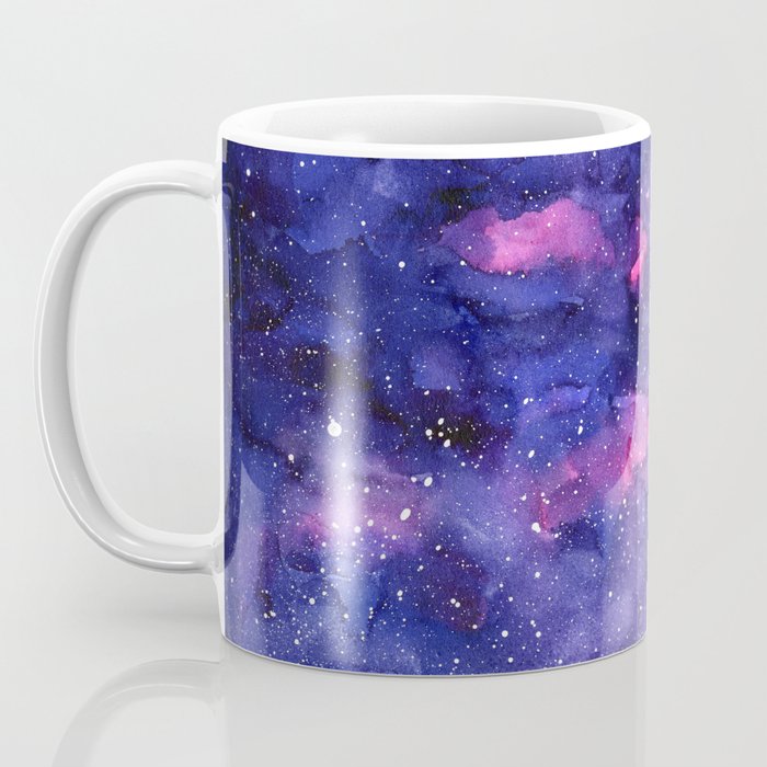 Galaxy Pattern Watercolor Coffee Mug Gallery Image 3