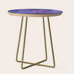 Galaxy Pattern Watercolor Side Table Gallery Image 1
