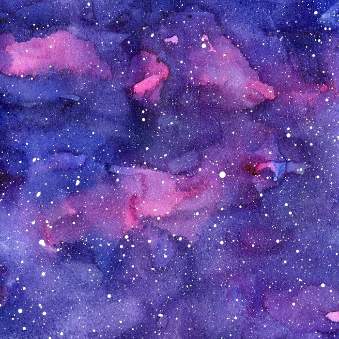 Galaxy Pattern Watercolor Coffee Mug Gallery Image 2