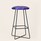 Galaxy Pattern Watercolor Stool Gallery Image 1