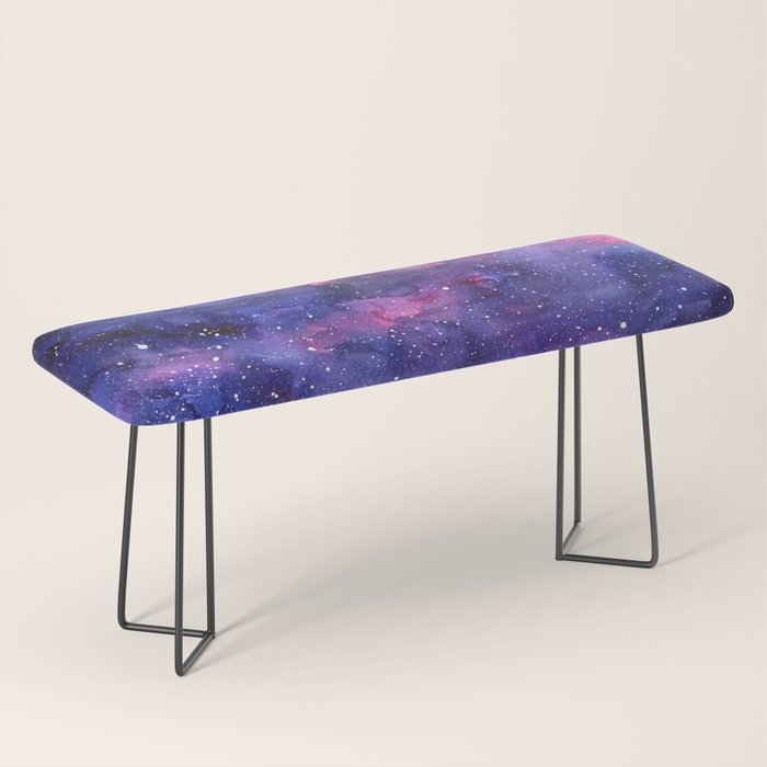 Galaxy Pattern Watercolor Bench Gallery Image 1