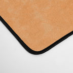 rhapsody orange 4 abstract mid century shape art Desk Mat Gallery Image 4