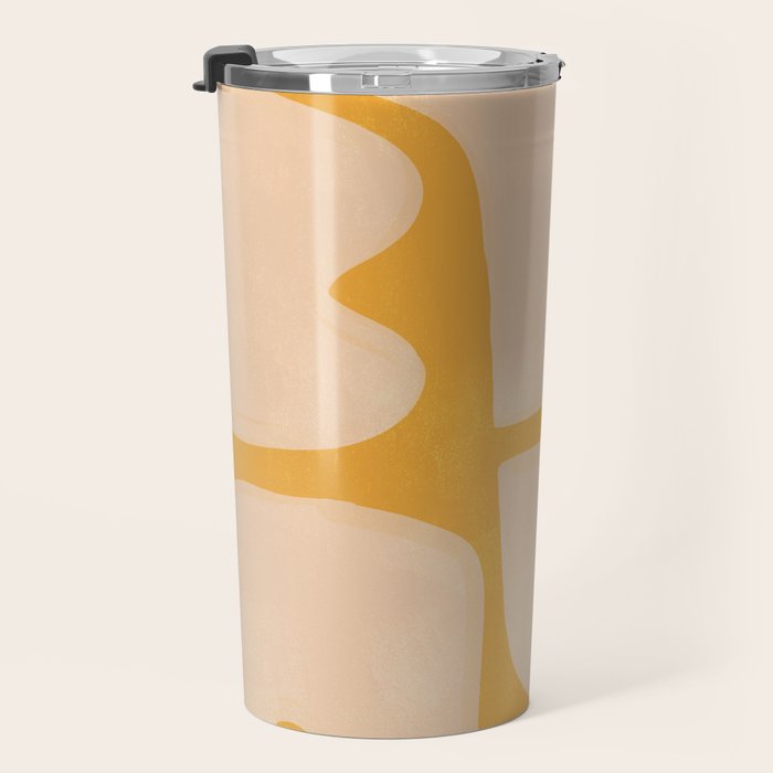 Minimal Abstract Composition 17 Travel Mug Gallery Image 3