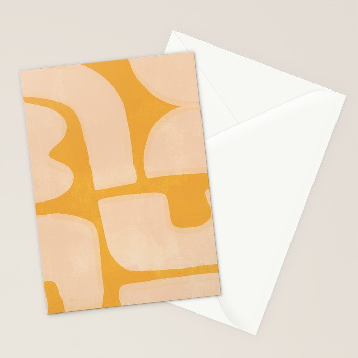 Minimal Abstract Composition 17 Stationery Card Gallery Image 2
