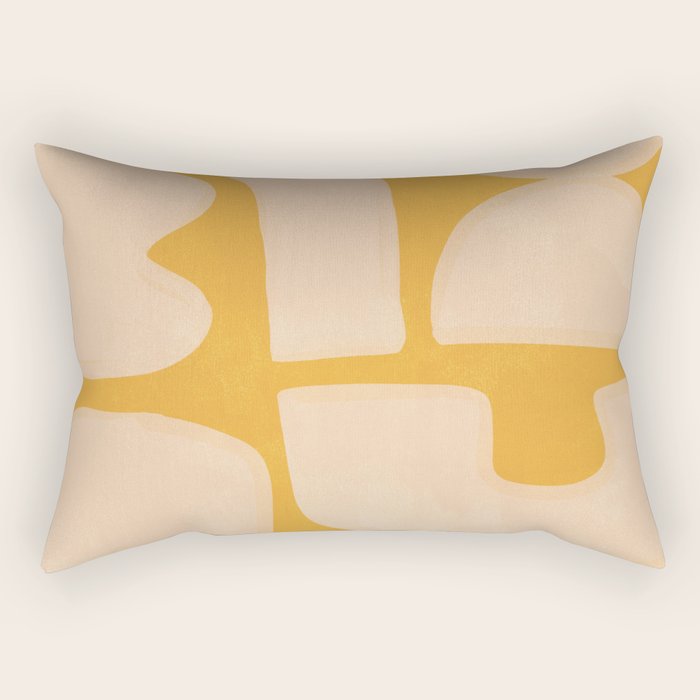 Minimal Abstract Composition 17 Rectangular Pillow Gallery Image 1
