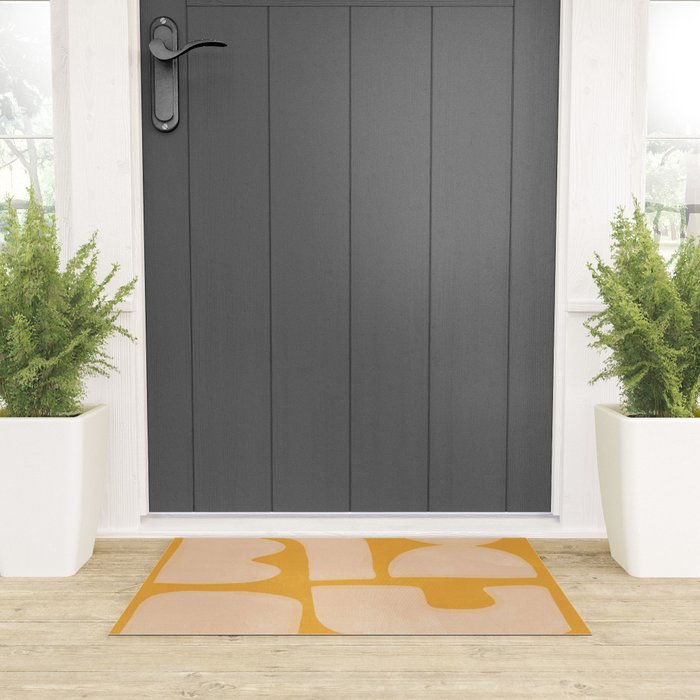 Minimal Abstract Composition 17 Welcome Mat Gallery Image 3