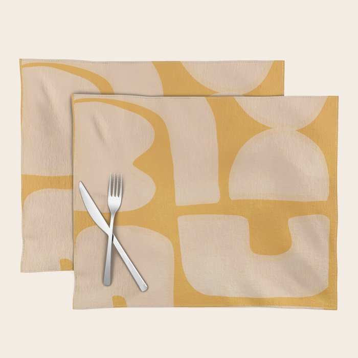 Minimal Abstract Composition 17 Placemat Gallery Image 1