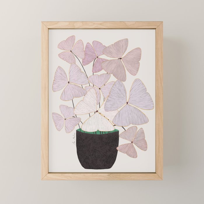  Botanical  clover Pot Mini Art Print Gallery Image 1