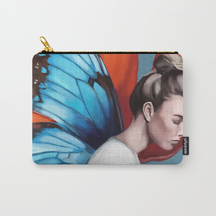 Butterfly Woman Carry All Pouch Gallery Image 1
