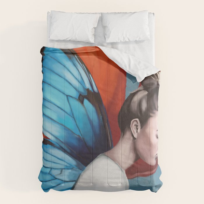 Butterfly Woman Comforter Gallery Image 1