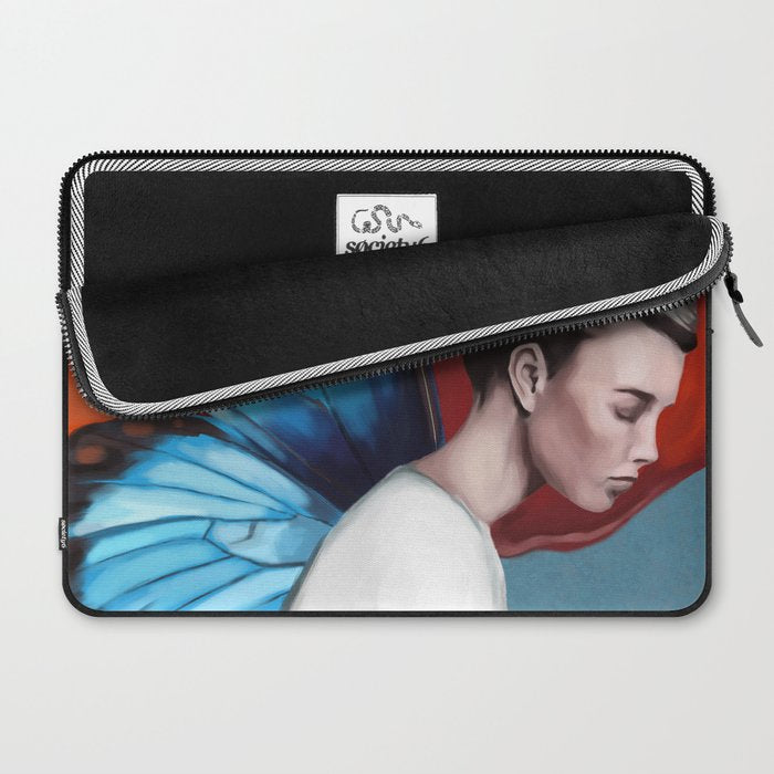 Butterfly Woman Laptop Sleeve Gallery Image 2