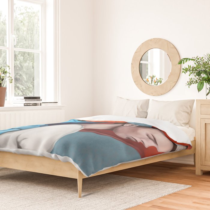 Butterfly Woman Duvet Cover Gallery Image 2