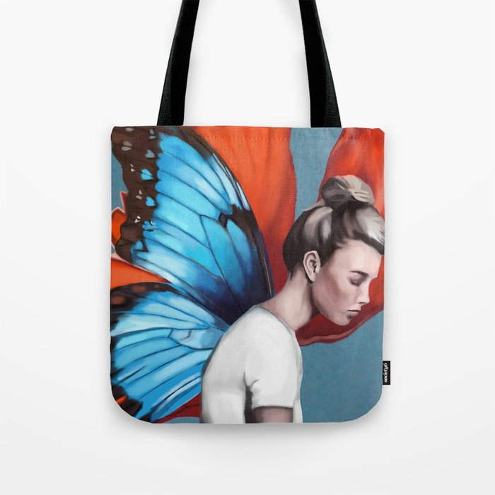 Butterfly Woman Tote Bag Gallery Image 1