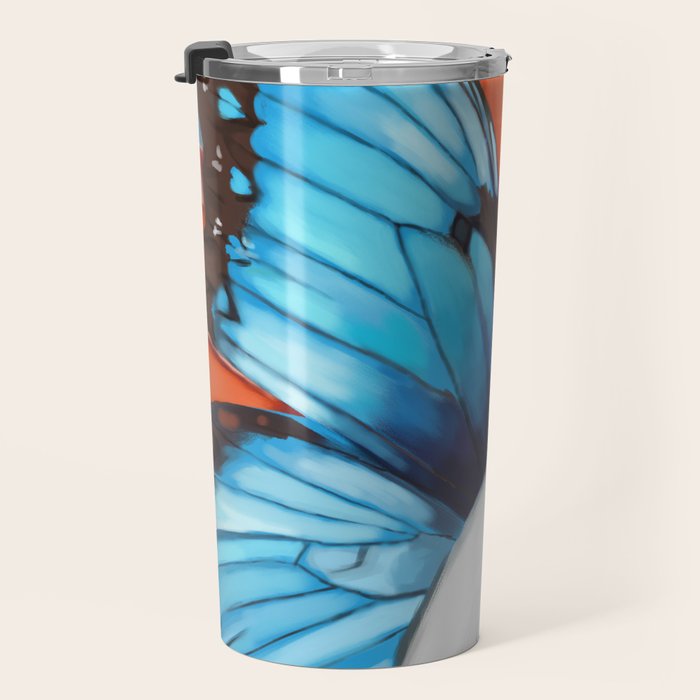 Butterfly Woman Travel Mug Gallery Image 3
