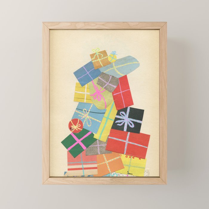 Pile of Presents Mini Art Print Gallery Image 1