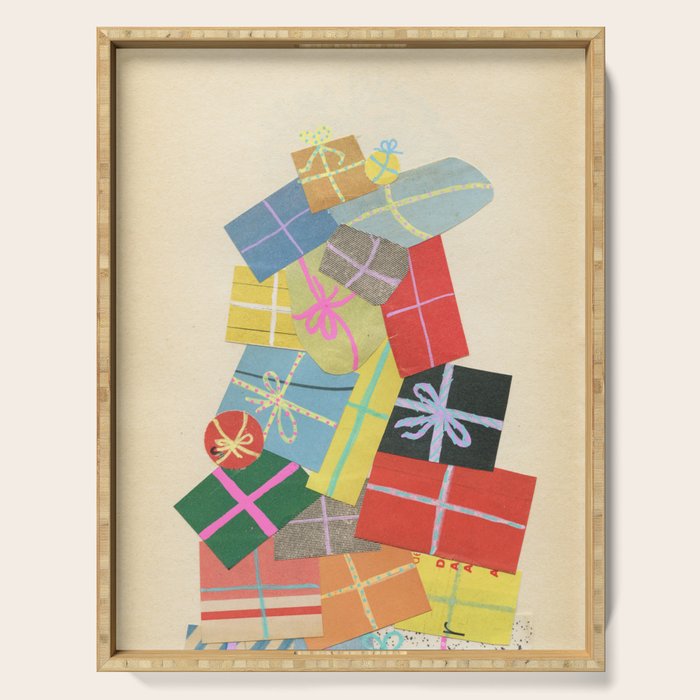 Pile of Presents Serving Tray Gallery Image 1