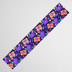 Christmas pattern in purple Table Runner Gallery Image 3