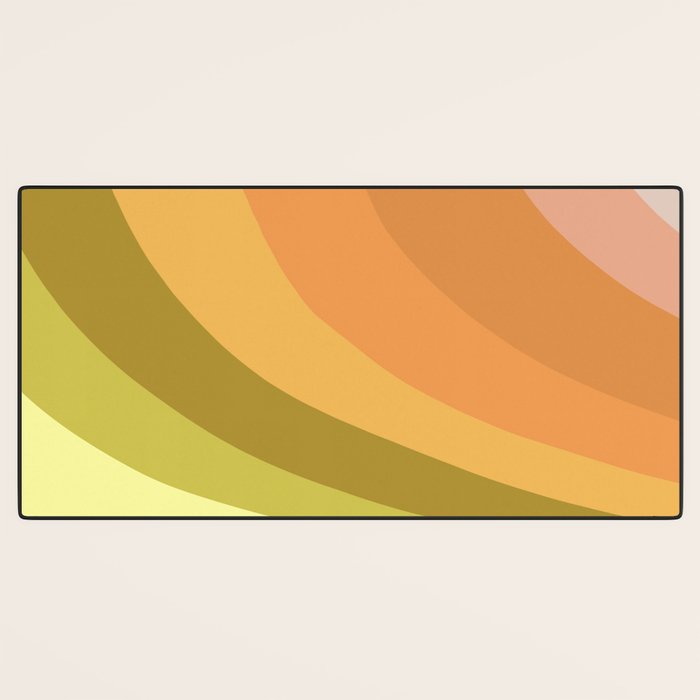 Retro Rainbow Desk Mat Gallery Image 3