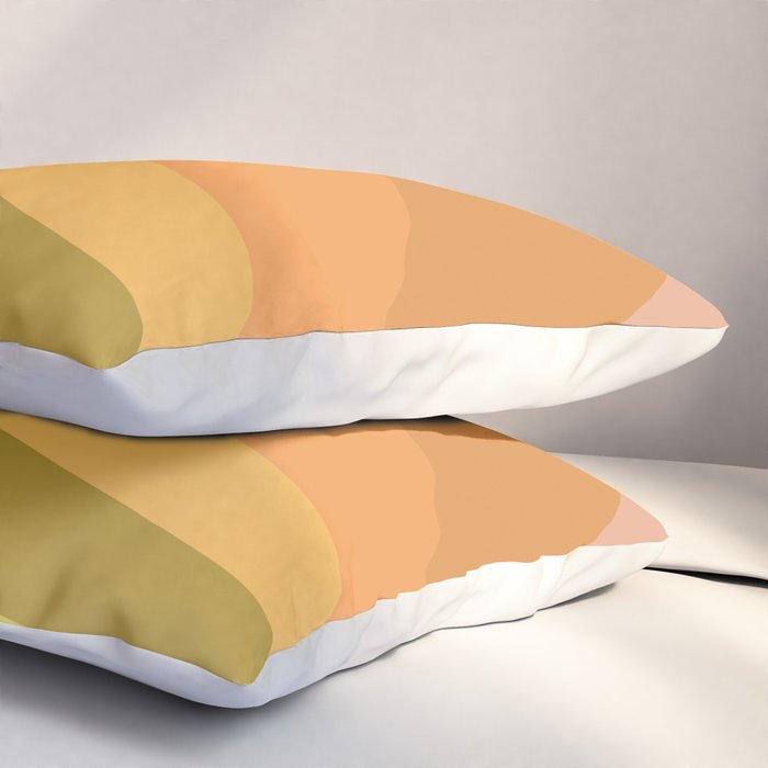 Retro Rainbow Pillow Sham Gallery Image 3