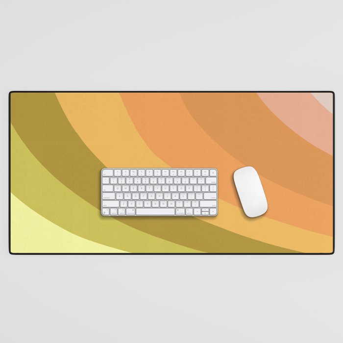 Retro Rainbow Desk Mat Gallery Image 1