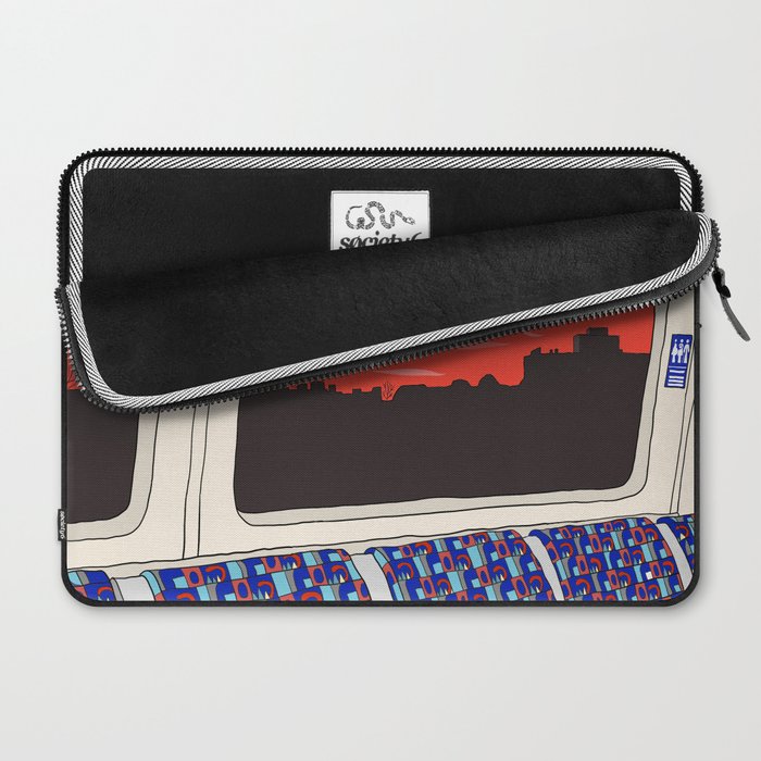 View from London Train Line Laptop Sleeve Gallery Image 2
