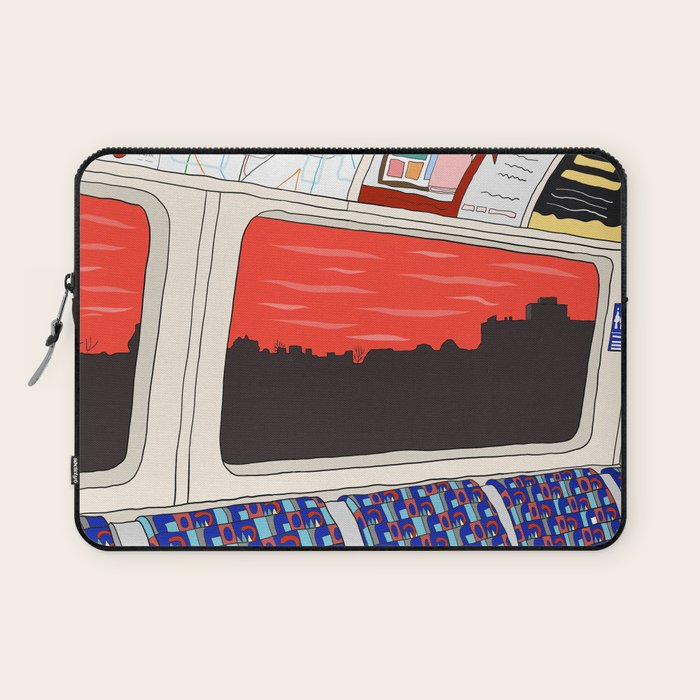 View from London Train Line Laptop Sleeve Gallery Image 1