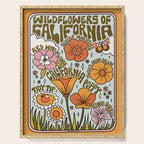 California Wildflowers Serving Tray Gallery Image 1