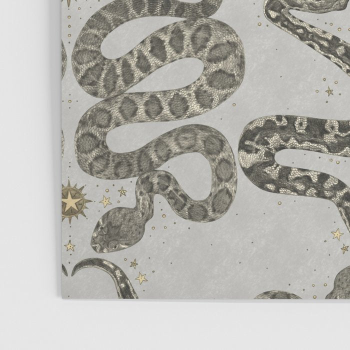 celestial snakes silver Poster Gallery Image 3