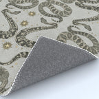 celestial snakes silver Rug Gallery Image 4