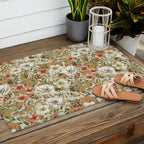 Winter flowers WP1 Outdoor Rug Gallery Image 2