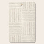 Lines III (Cream) Cutting Board Gallery Image 1