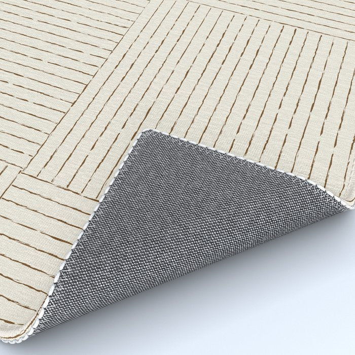 Lines III (Cream) Rug Gallery Image 4