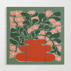 magic flower pot 3 Wood Wall Art Gallery Image 1