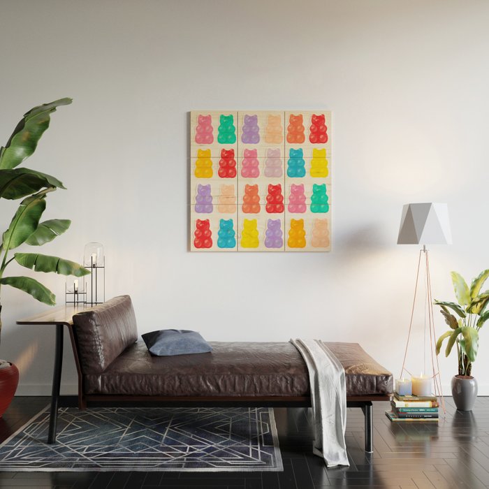 Gummy Bears Wood Wall Art Gallery Image 2
