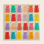 Gummy Bears Wood Wall Art Gallery Image 1
