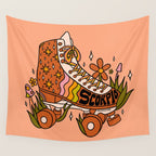 Scorpio Roller Skate Wall Tapestry Gallery Image 4