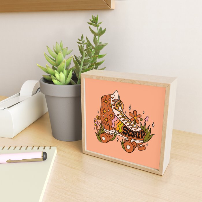 Scorpio Roller Skate Mini Art Print Gallery Image 2