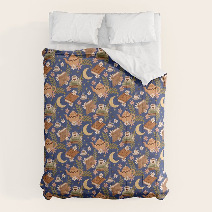 Cozy Evening In Blue Comforter Gallery Image 6