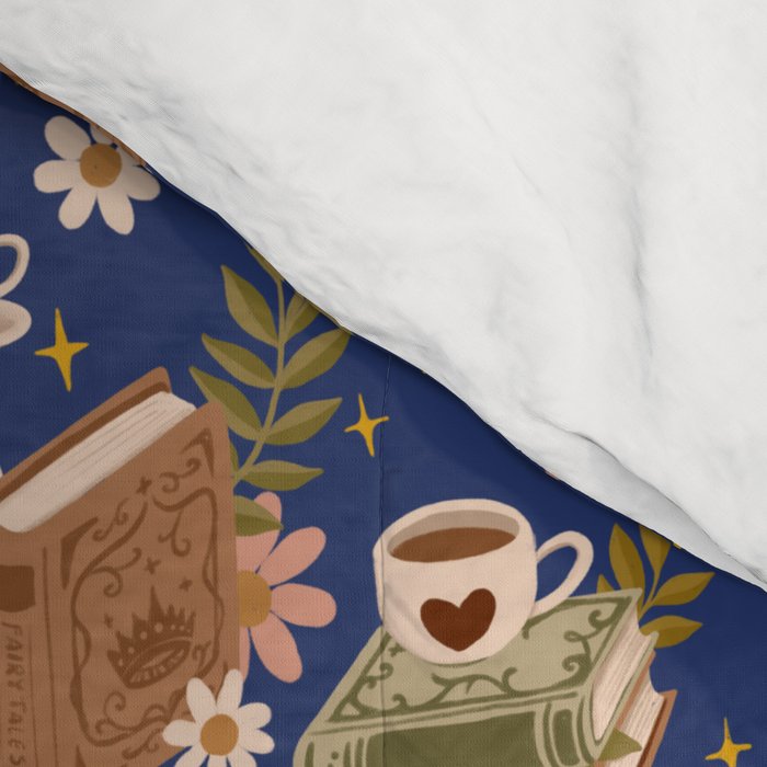 Cozy Evening In Blue Comforter Gallery Image 4