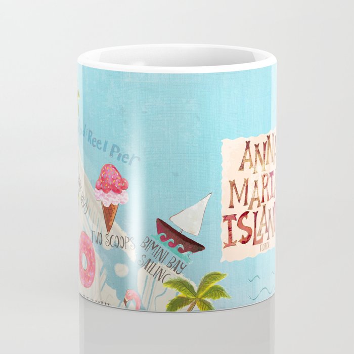 Anna Maria Island Map Coffee Mug Gallery Image 4