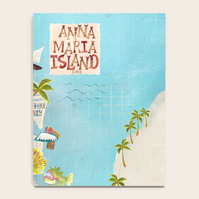 Anna Maria Island Map Notebook Gallery Image 4