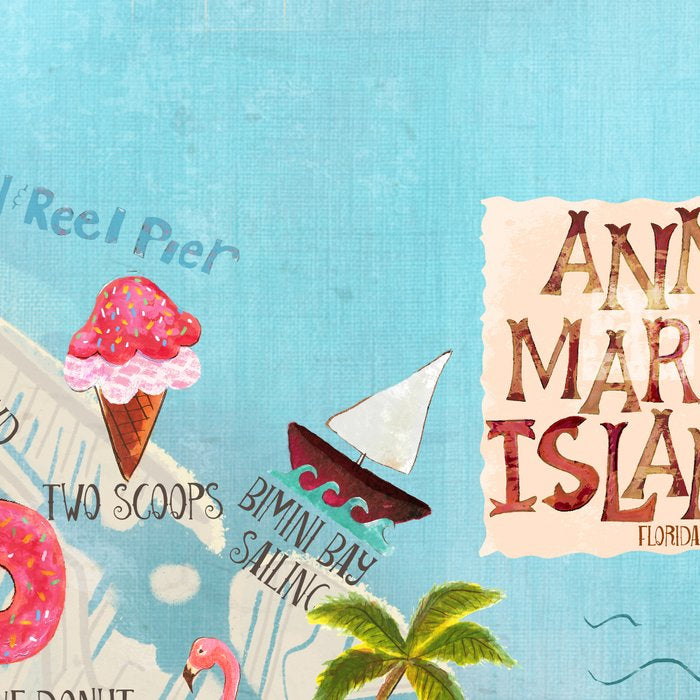 Anna Maria Island Map Coffee Mug Gallery Image 2