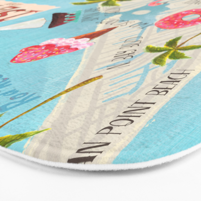 Anna Maria Island Map Bath Mat Gallery Image 3