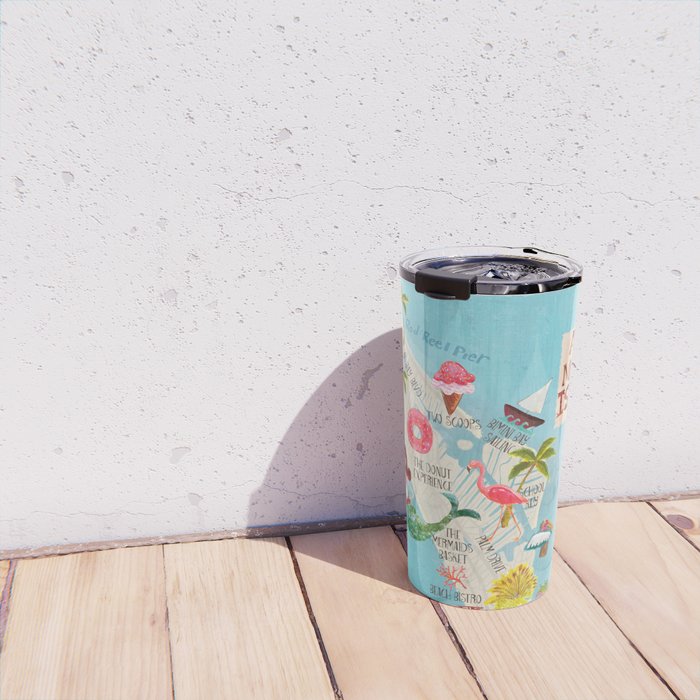 Anna Maria Island Map Travel Mug Gallery Image 4