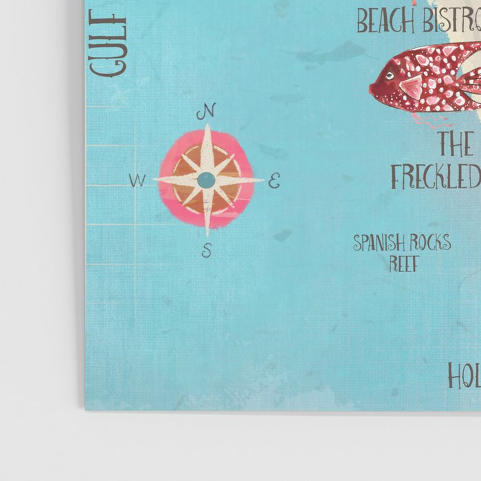 Anna Maria Island Map Poster Gallery Image 3