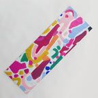 Candy In The Milky Way Galaxy 2 Original Painting by Ejaaz Haniff Acrylic Painting Abstract Art Shapes Pattern Fun Colorful Shapes Yoga Mat Gallery Image 1