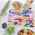 Candy In The Milky Way Galaxy 2 Original Painting by Ejaaz Haniff Acrylic Painting Abstract Art Shapes Pattern Fun Colorful Shapes Cutting Board Gallery Image 2