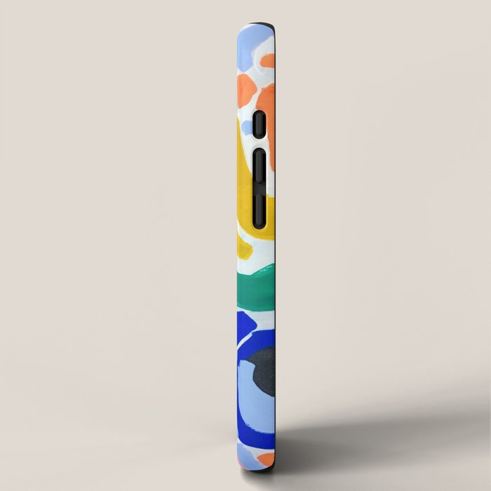 Candy In The Milky Way Galaxy 2 Original Painting by Ejaaz Haniff Acrylic Painting Abstract Art Shapes Pattern Fun Colorful Shapes iPhone Case Gallery Image 2