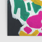 Candy In The Milky Way Galaxy 2 Original Painting by Ejaaz Haniff Acrylic Painting Abstract Art Shapes Pattern Fun Colorful Shapes Poster Gallery Image 3