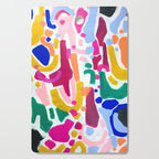 Candy In The Milky Way Galaxy 2 Original Painting by Ejaaz Haniff Acrylic Painting Abstract Art Shapes Pattern Fun Colorful Shapes Cutting Board Gallery Image 1
